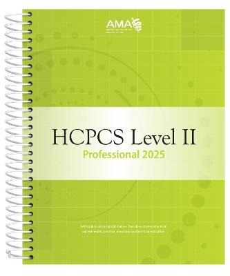 HCPCS 2025 Level II Professional Edition - American Medical Association - cover