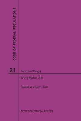 Code of Federal Regulations Title 21, Food and Drugs, Parts 600-799, 2020 - Nara - cover
