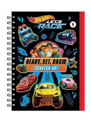Hot Wheels Let's Race: Ready, Set, Draw - Scratch Art - Mattel - cover