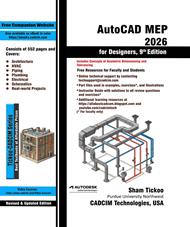 AutoCAD MEP 2026 for Designers, 9th Edition