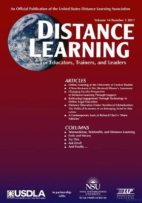 Distance Learning - Volume 14: Issue 3 - cover