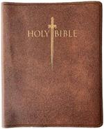 Kjver Sword Study Bible Giant Print Acorn Bonded Leather Indexed: King James Version Easy Read