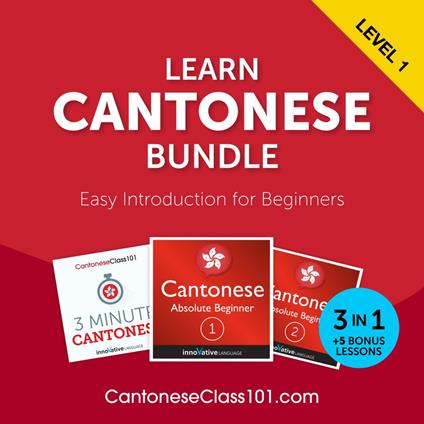 Learn Cantonese Bundle - Easy Introduction for Beginners (Level 1)