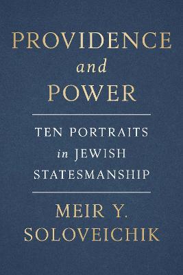 Jewish Statesmanship: Ten Studies in Leadership - Meir Y. Soloveichik - cover
