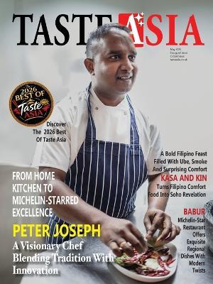 Taste Asia Magazine Interview with Michelin-starred Chef Peter Joseph: Exploring UK's Culinary Treasures - cover