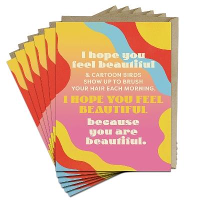 6-Pack Em & Friends Feel Beautiful Greeting Cards - Em & Friends - cover