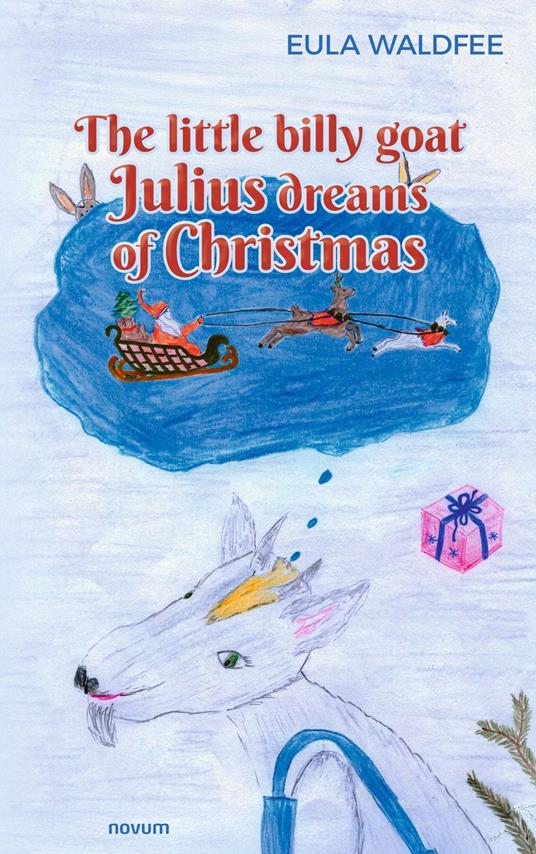 The little billy goat Julius dreams of Christmas