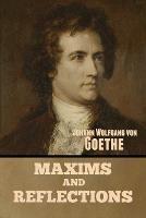 Maxims and Reflections - Johann Wolfgang Von Goethe - cover