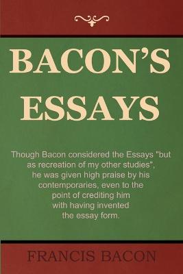 Bacon's Essays - Francis Bacon - cover