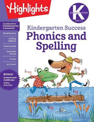 Kindergarten Phonics and Spelling Learning Fun Workbook - cover