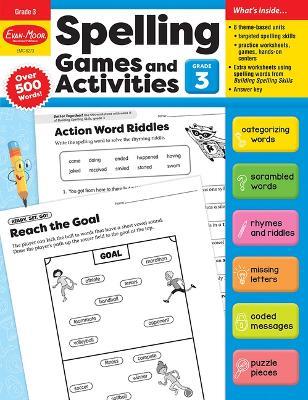 Spelling Games and Activities, Grade 3 Teacher Resource - Evan-Moor Corporation - cover