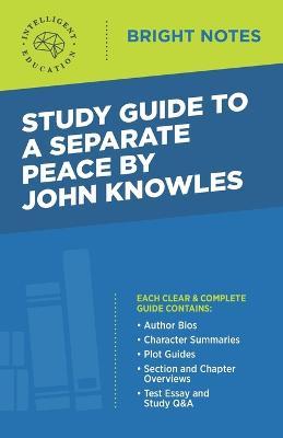 Study Guide to A Separate Peace by John Knowles - cover