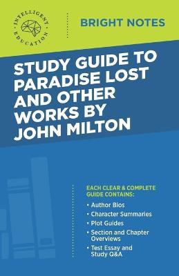 Study Guide to Paradise Lost and Other Works by John Milton - cover