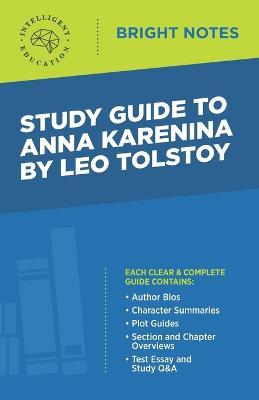 Study Guide to Anna Karenina by Leo Tolstoy - cover