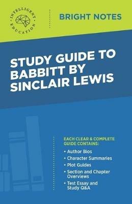 Study Guide to Babbitt by Sinclair Lewis - cover