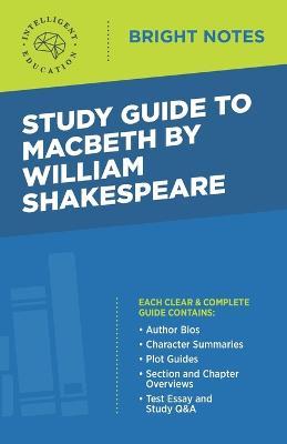 Study Guide to Macbeth by William Shakespeare - cover