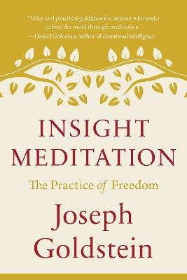Insight Meditation: The Practice of Freedom - Joseph Goldstein - cover