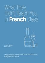 What They Didn't Teach You In French Class: Slang Phrases for the Cafe, Club, Bar, Bedroom, Ball Game and More