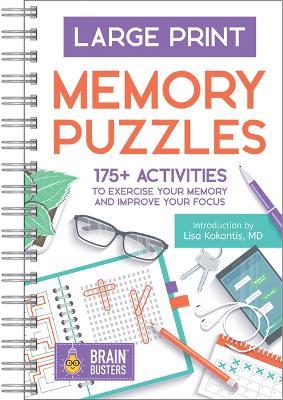 Large Print Memory Puzzles - cover