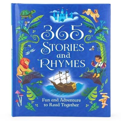 365 Stories and Rhymes Treasury Blue: Fun and Adventure to Read Together - cover