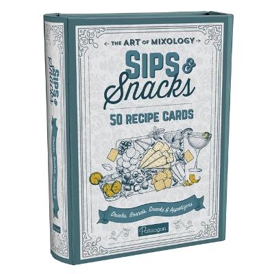 The Art of Mixology Sips & Snacks: 50 Recipe Cards - cover
