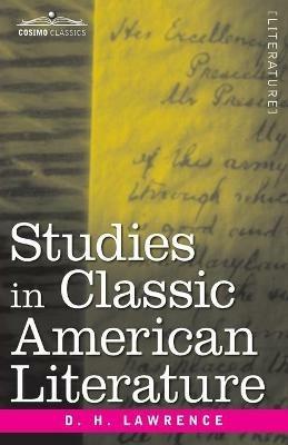 Studies in Classic American Literature - D Lawrence - cover