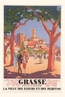 Vintage Journal Grasse Travel Poster