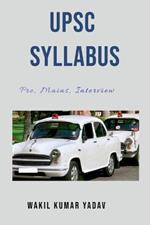 Upsc Syllabus