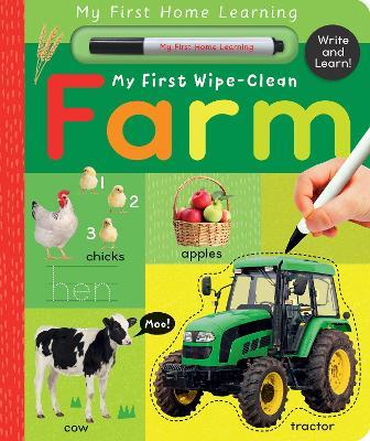 My First Wipe-Clean Farm: Write and Learn! - Lauren Crisp - cover