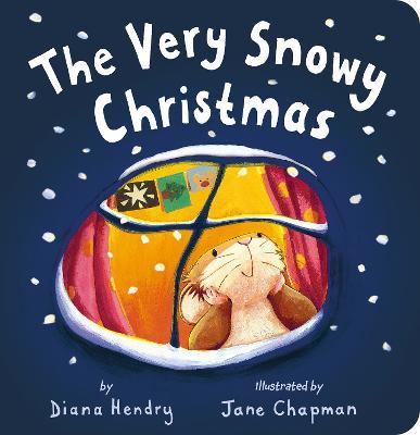 The Very Snowy Christmas: A Sparkly Christmas Board Book for Kids and Toddlers - Diana Hendry - cover