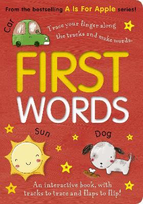 First Words: An interactive book, with tracks to trace and flaps to lift! - Patricia Hegarty - cover
