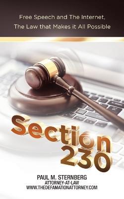 Section 230: Free Speech and the Internet, the Law That Makes It All Possible - Paul M Sternberg - cover
