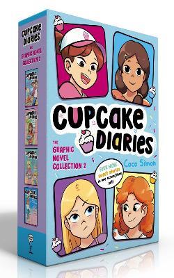 Cupcake Diaries The Graphic Novel Collection 2 (Boxed Set): Katie, Batter Up! Graphic Novel/Mia's Baker's Dozen Graphic Novel/Emma All Stirred Up! Graphic Novel/Alexis Cool as a Cupcake Graphic Novel - Coco Simon - cover