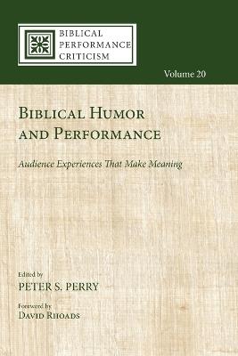 Biblical Humor and Performance - cover
