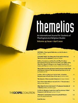 Themelios, Volume 45, Issue 1 - cover