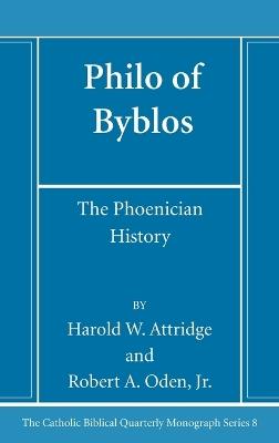 Philo of Byblos - Harold W Attridge,Robert A Oden - cover
