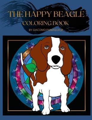 The Happy Beagle Coloring Book - cover