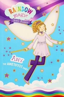 Rainbow Magic Jewel Fairies #5: Amy the Amethyst Fairy - Daisy Meadows - cover