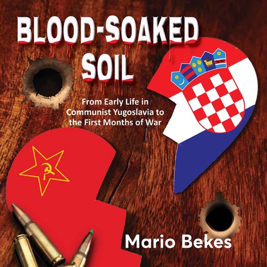 Blood soaked soil