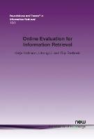 Online Evaluation for Information Retrieval - Katja Hofmann,Lihong Li,Filip Radlinski - cover