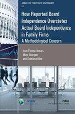 How Reported Board Independence Overstates Actual Board Independence in Family Firm: A Methodological Concern