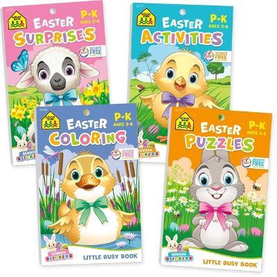 School Zone Easter Activities 4-Pack Workbook Set - School Zone - cover