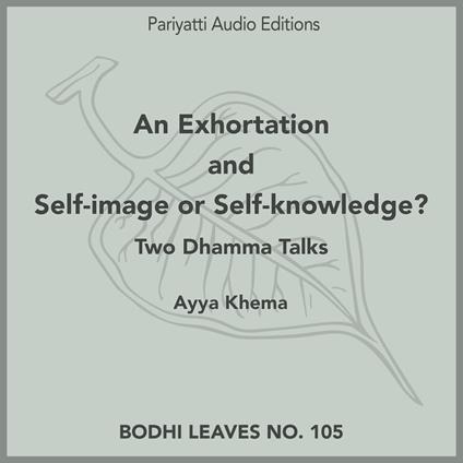 Exhortation and Self-image or Self-knowledge?, An