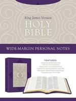 Holy Bible: Wide-Margin Personal Notes Edition [lavender Plume]