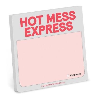Hot Mess Express Sticky Note - Knock Knock - cover