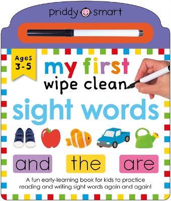 My First Wipe Clean Sight Words - Roger Priddy - cover