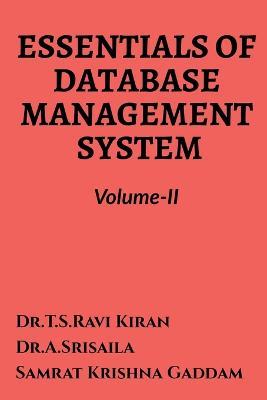 Essentials of Database Management System Volume-II - T - cover