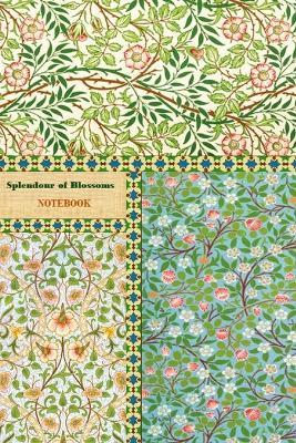 Splendour of Blossoms NOTEBOOK [ruled Notebook/Journal/Diary to write in, 60 sheets, Medium Size (A5) 6x9 inches] - Iris a Viola - cover