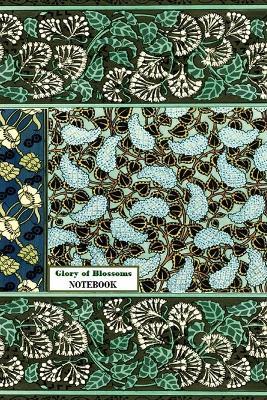 Glory of Blossoms NOTEBOOK [ruled Notebook/Journal/Diary to write in, 60 sheets, Medium Size (A5) 6x9 inches] - Iris a Viola - cover