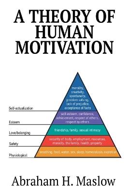A Theory of Human Motivation - Abraham H Maslow - cover